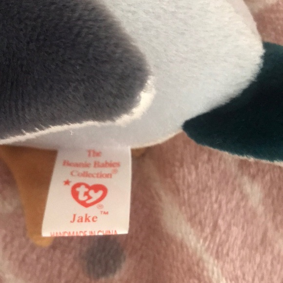Retired 1998 Ty Beanie Jake Collectors Duck - Picture 6 of 6